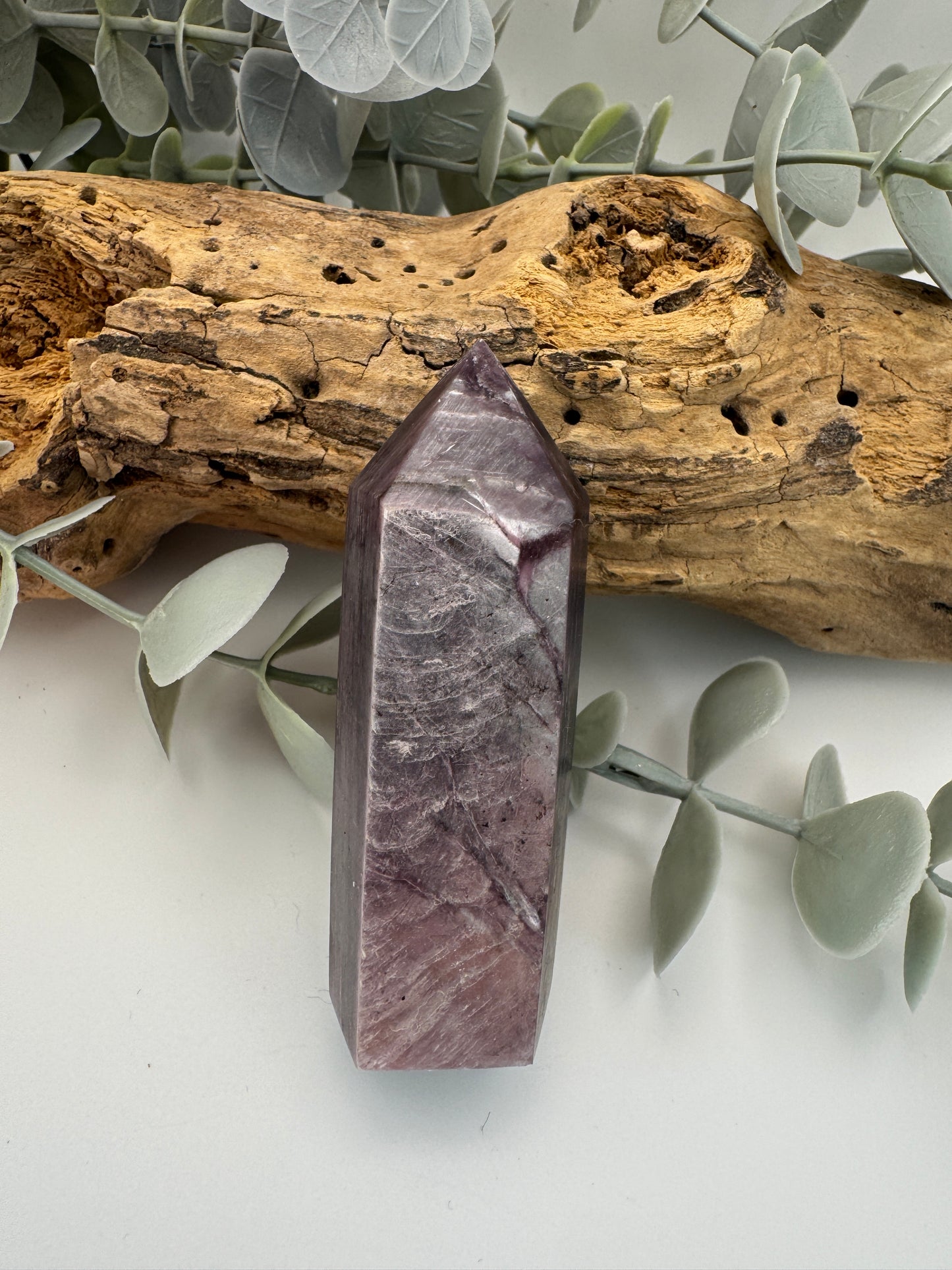 Lepidolite Point