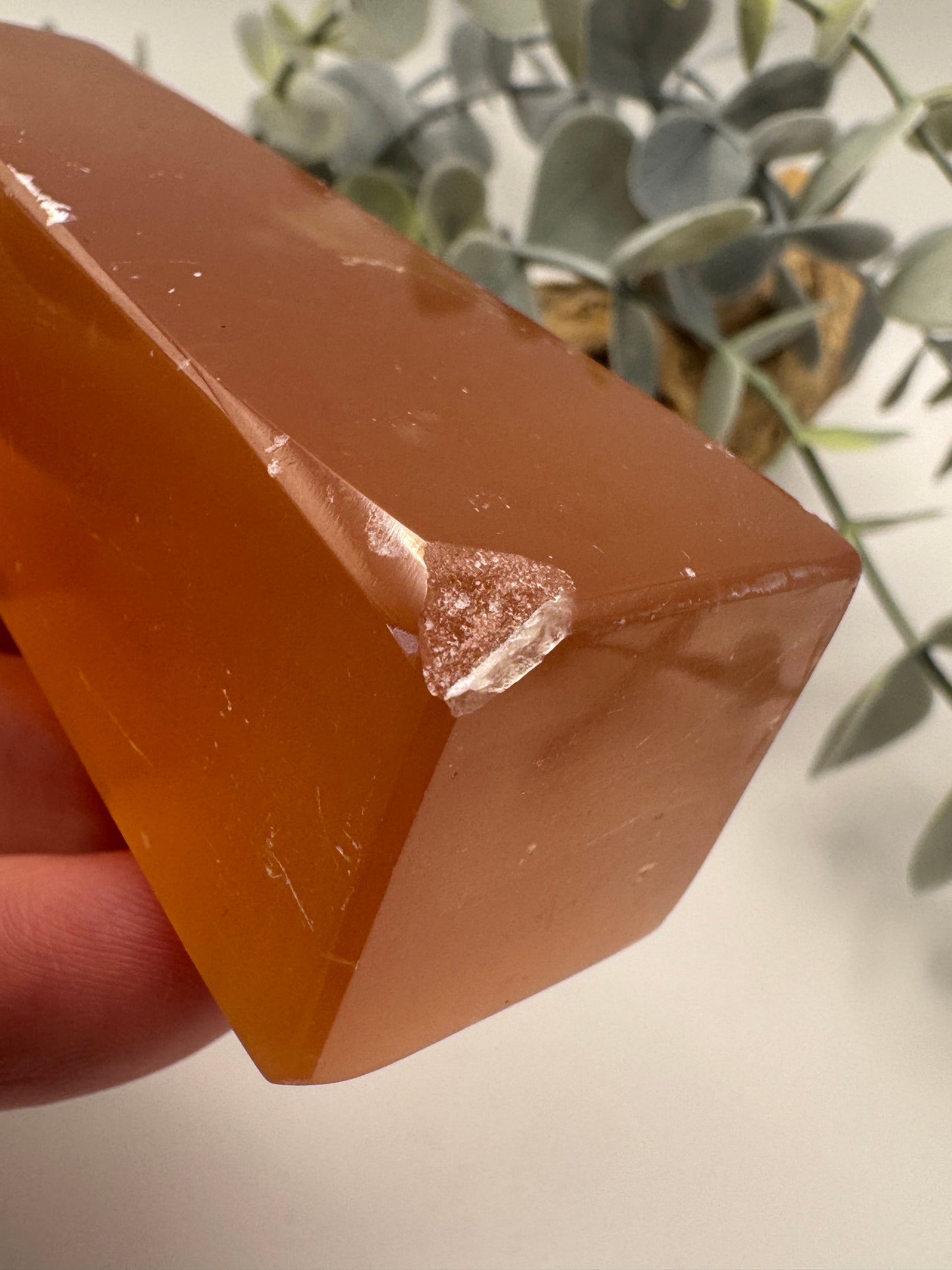 Honey Calcite Tower