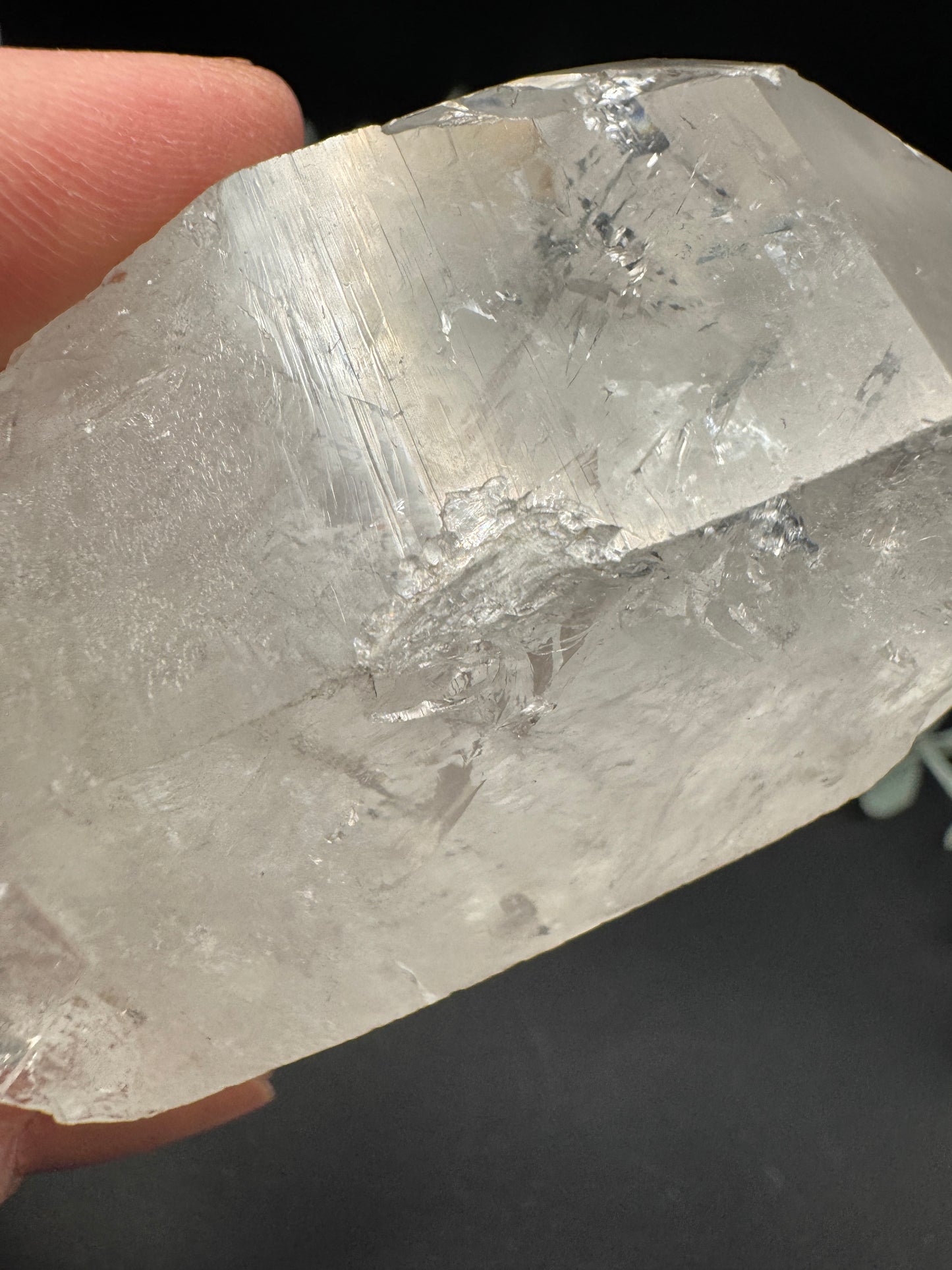 Clear Quartz Point on Stand