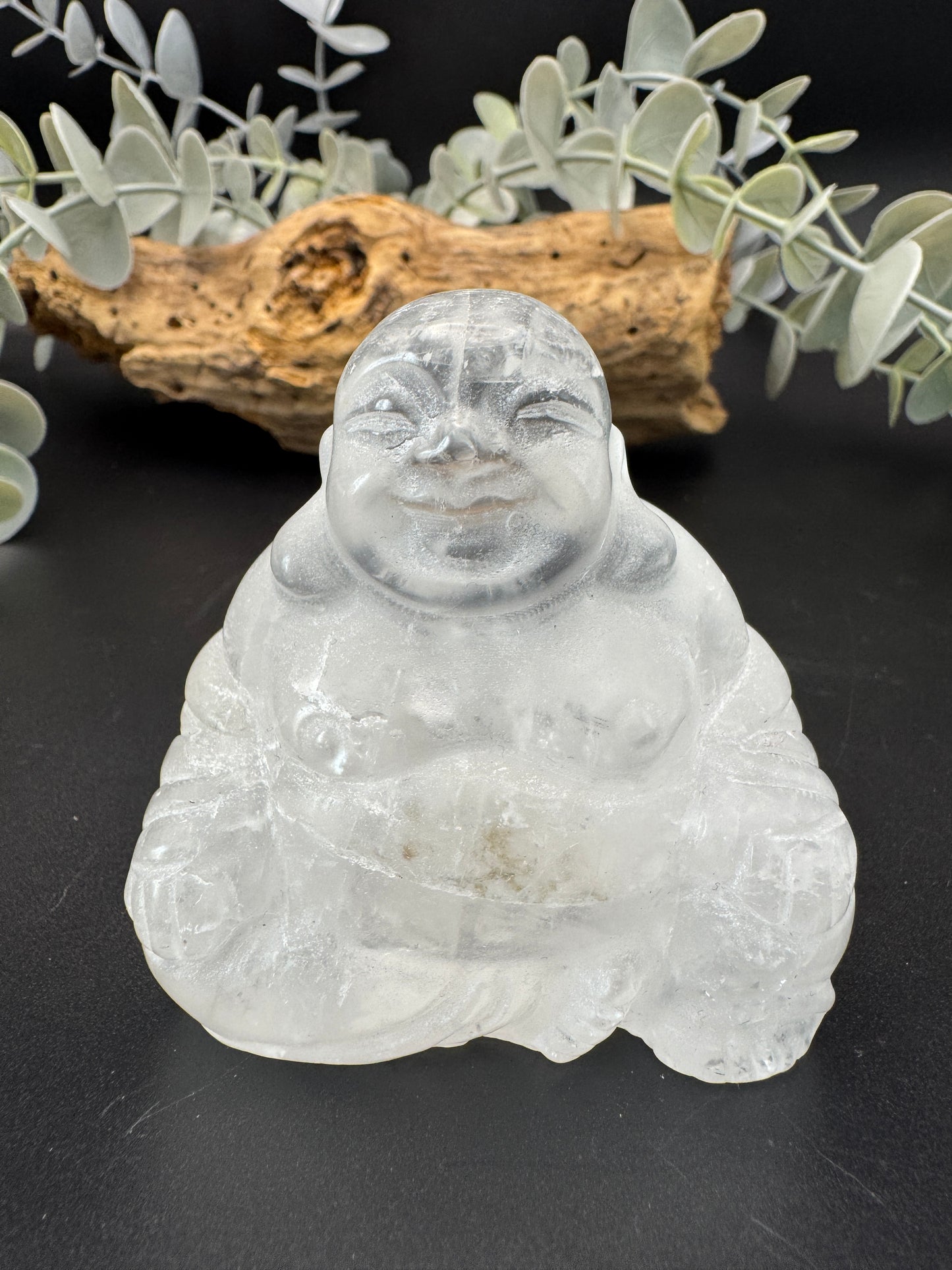 Clear Quartz Buddha