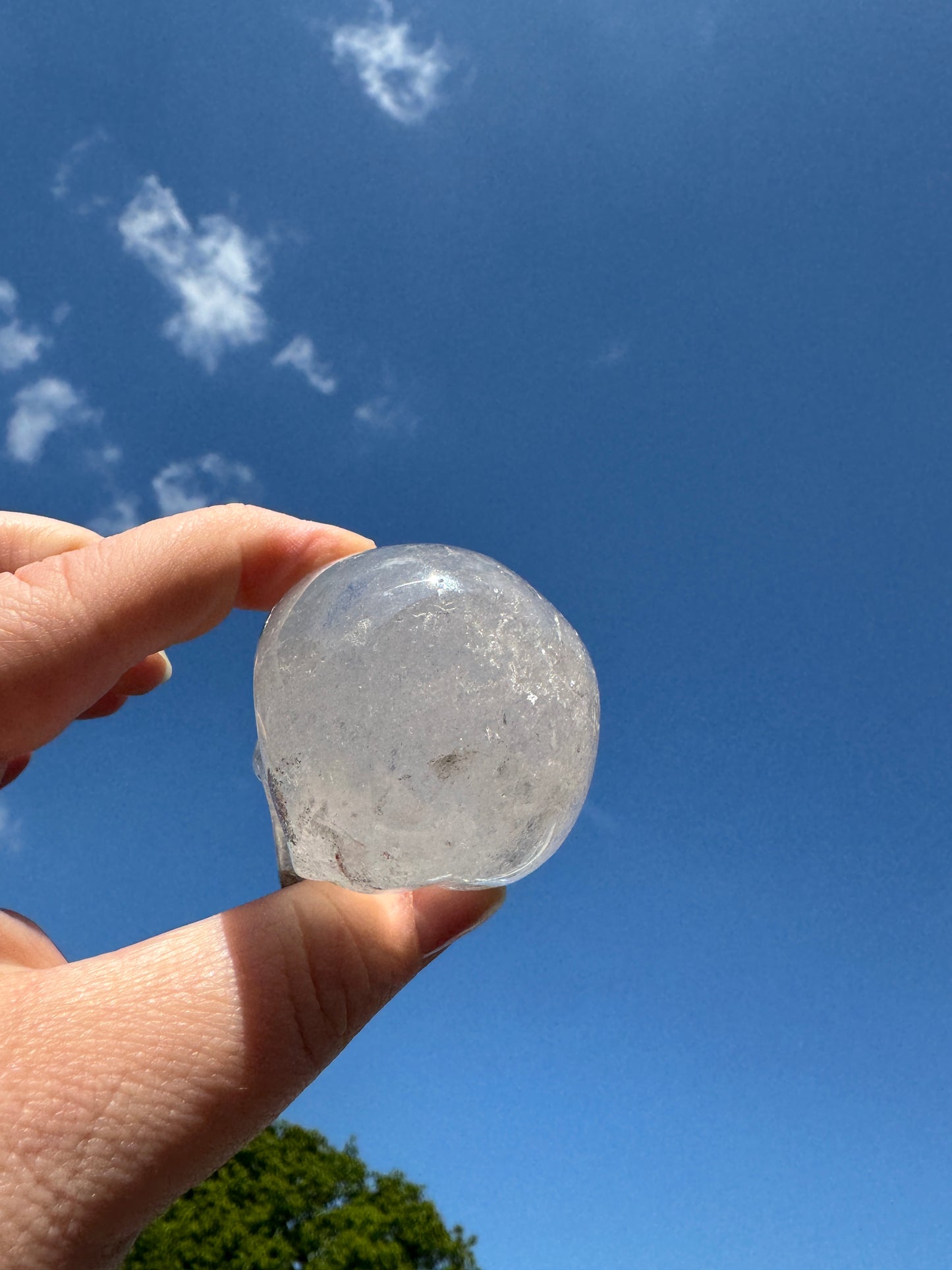 Garden Quartz Skull