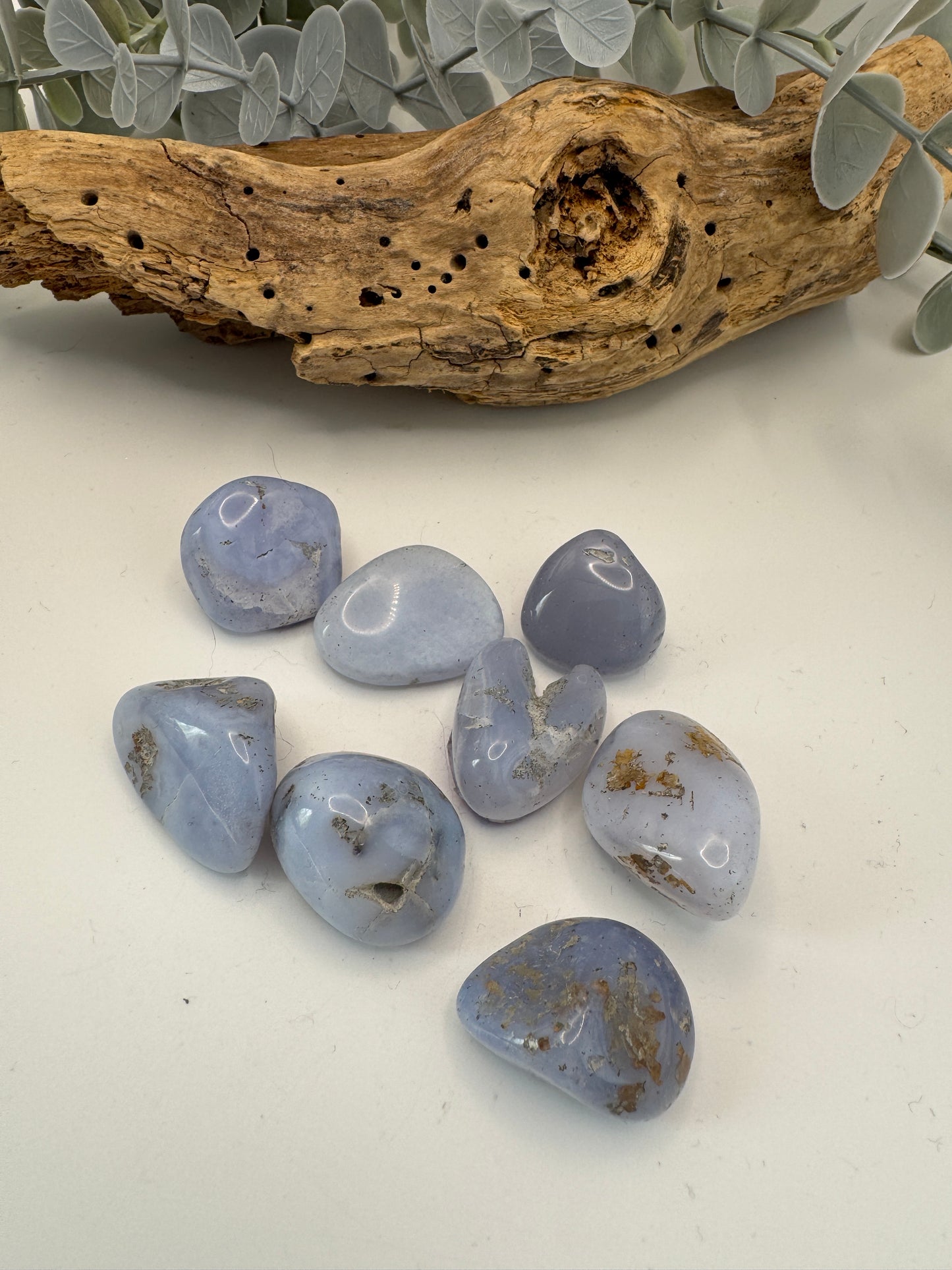 Blue Lace Agate Tumblestones