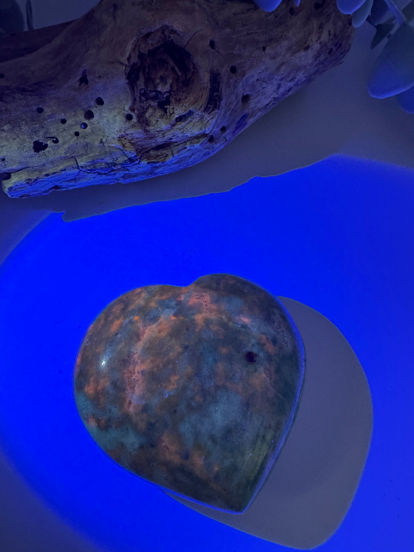 Hackmanite & Sodalite Heart