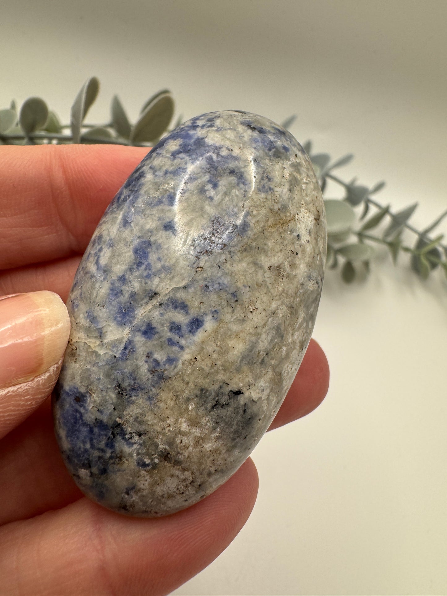 Sodalite Palm Stone
