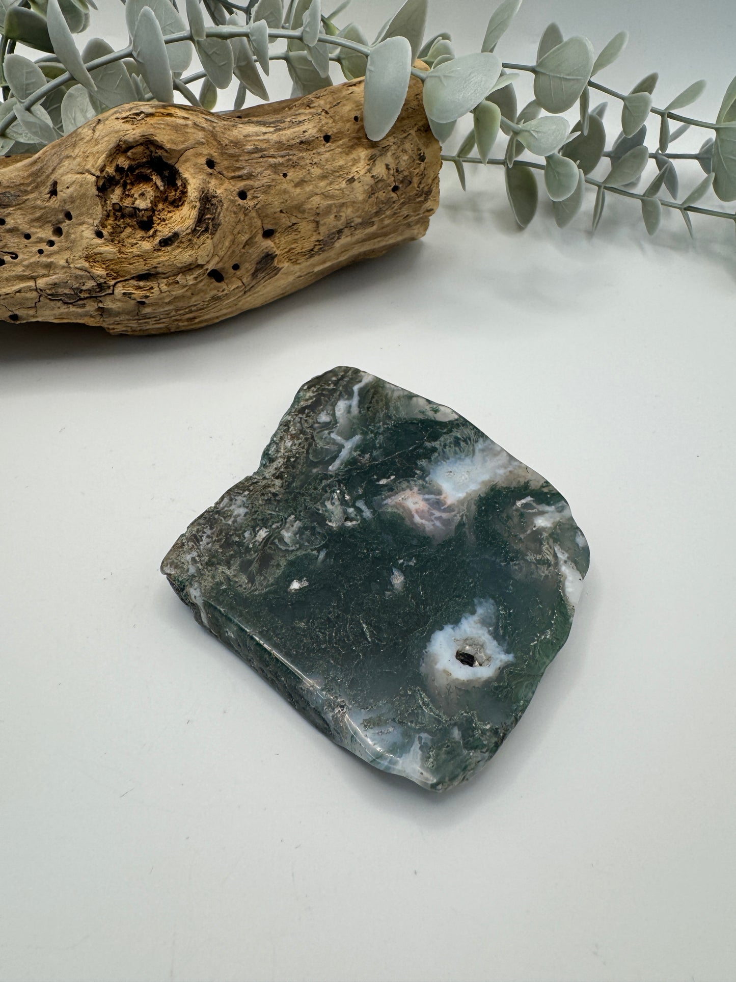 Moss Agate Slice