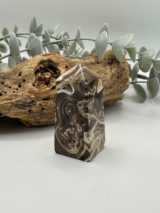 Chocolate Calcite Tower