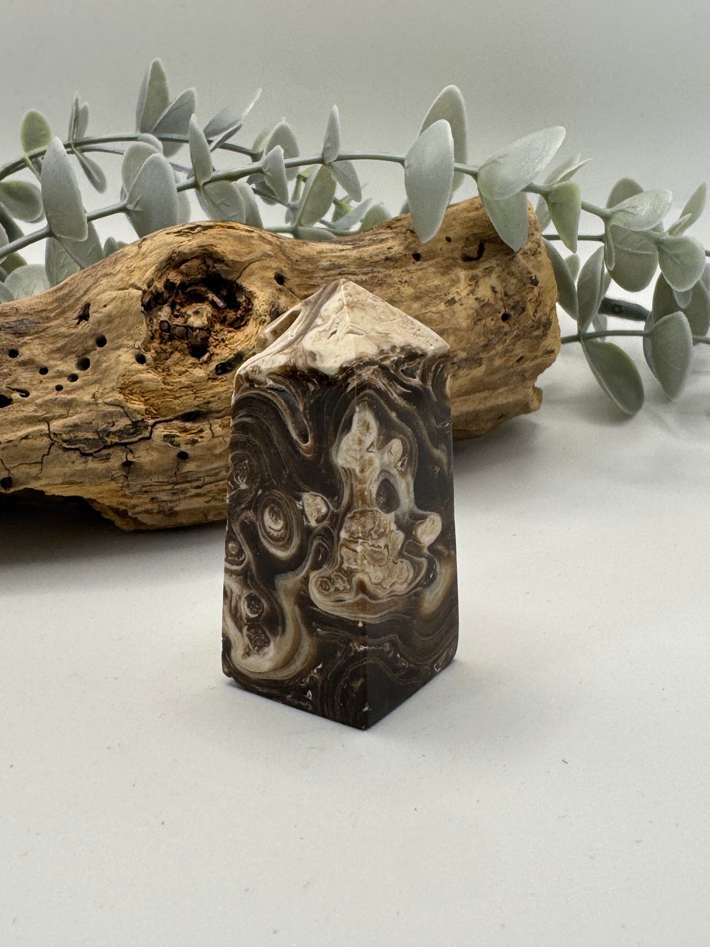 Chocolate Calcite Tower