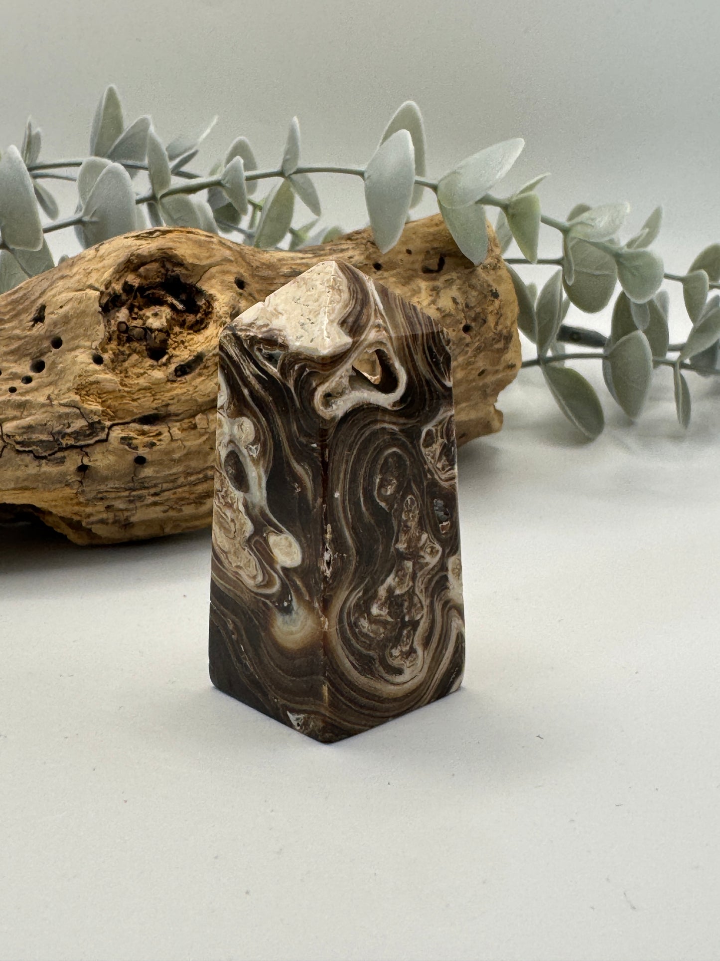 Chocolate Calcite Tower