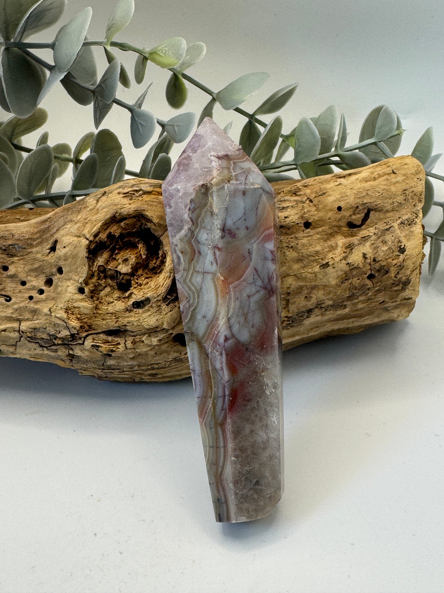 Amethyst Agate Wand