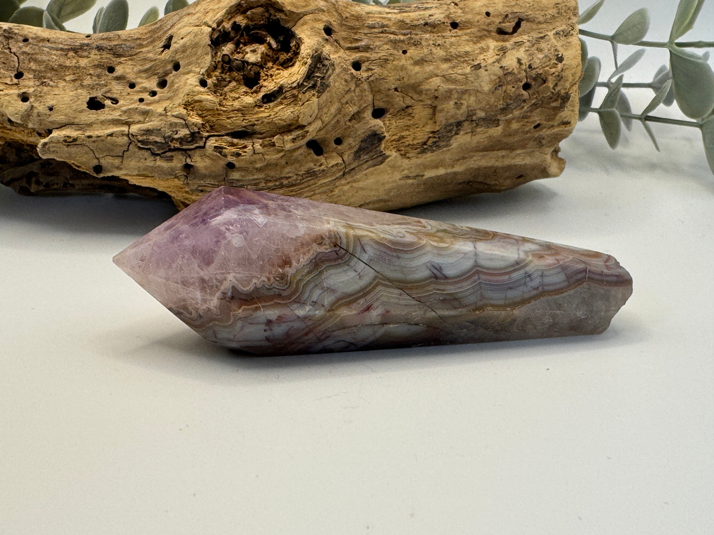 Amethyst Agate Wand
