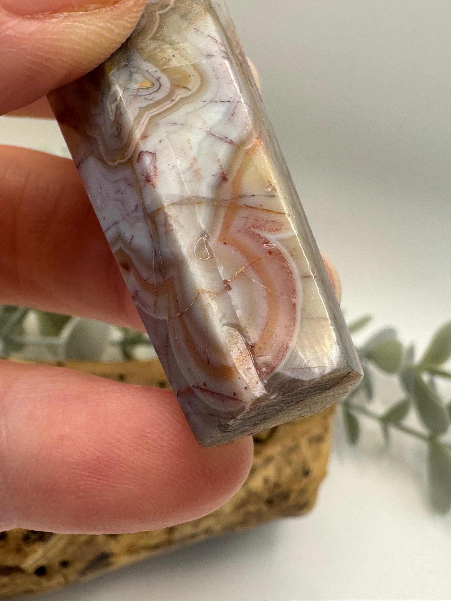 Amethyst Agate Wand