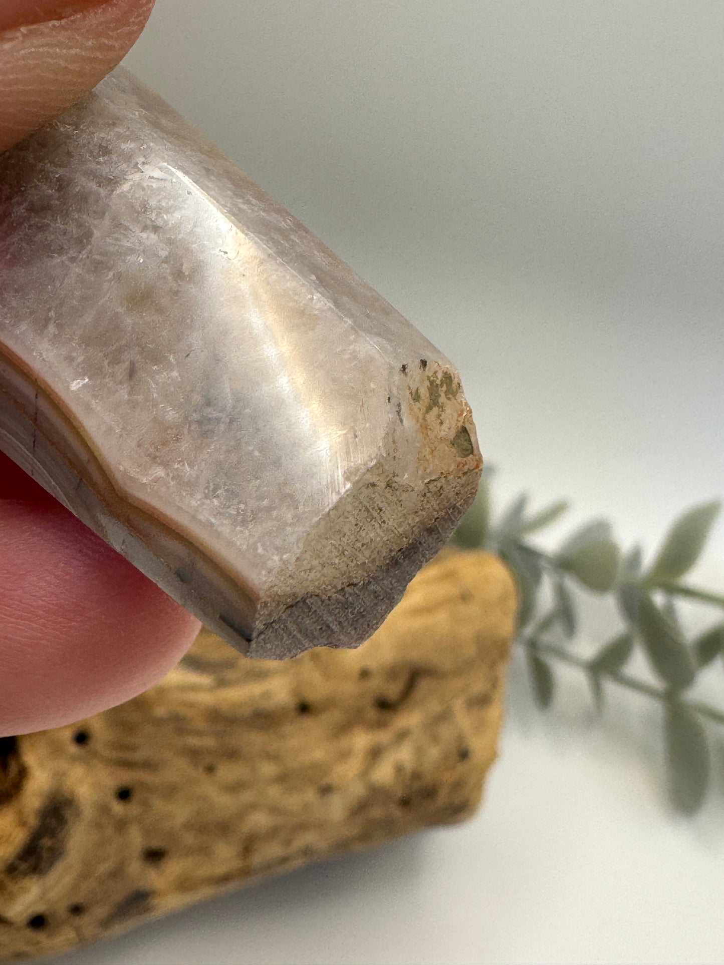 Amethyst Agate Wand