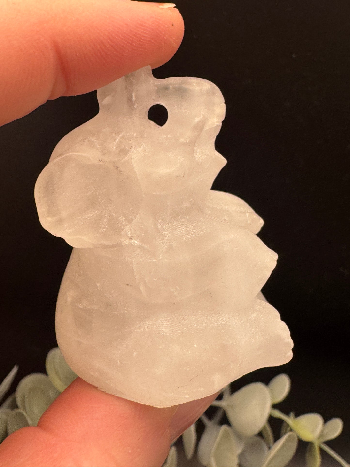 Clear Quartz Elephant