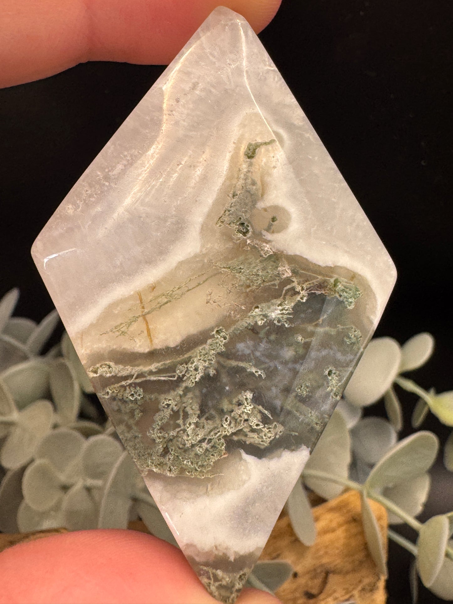 Moss Agate Rhombus