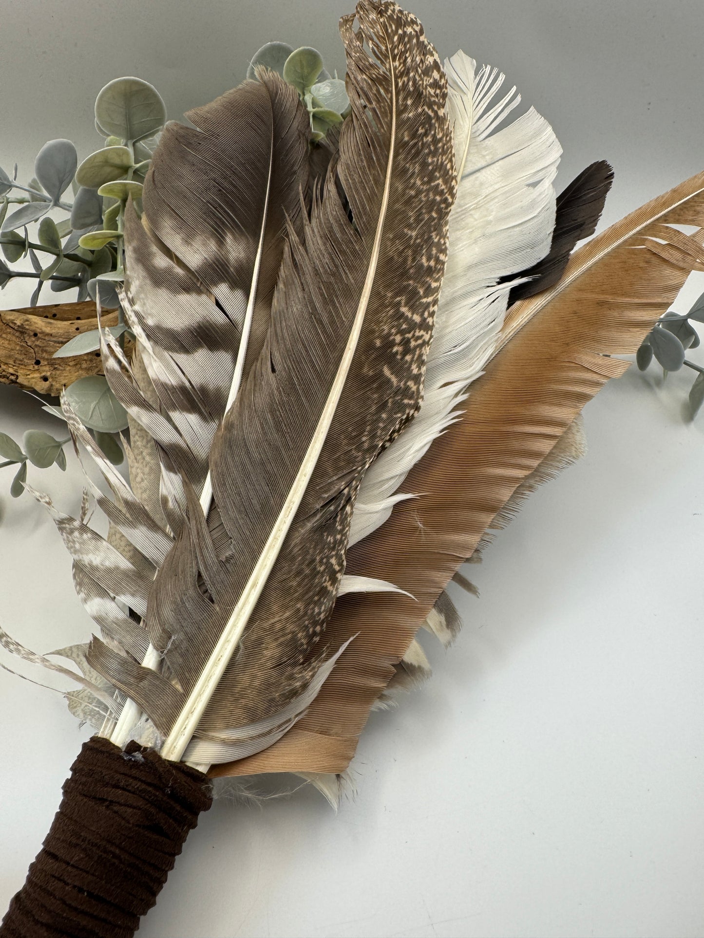 Feather Smudging Wand