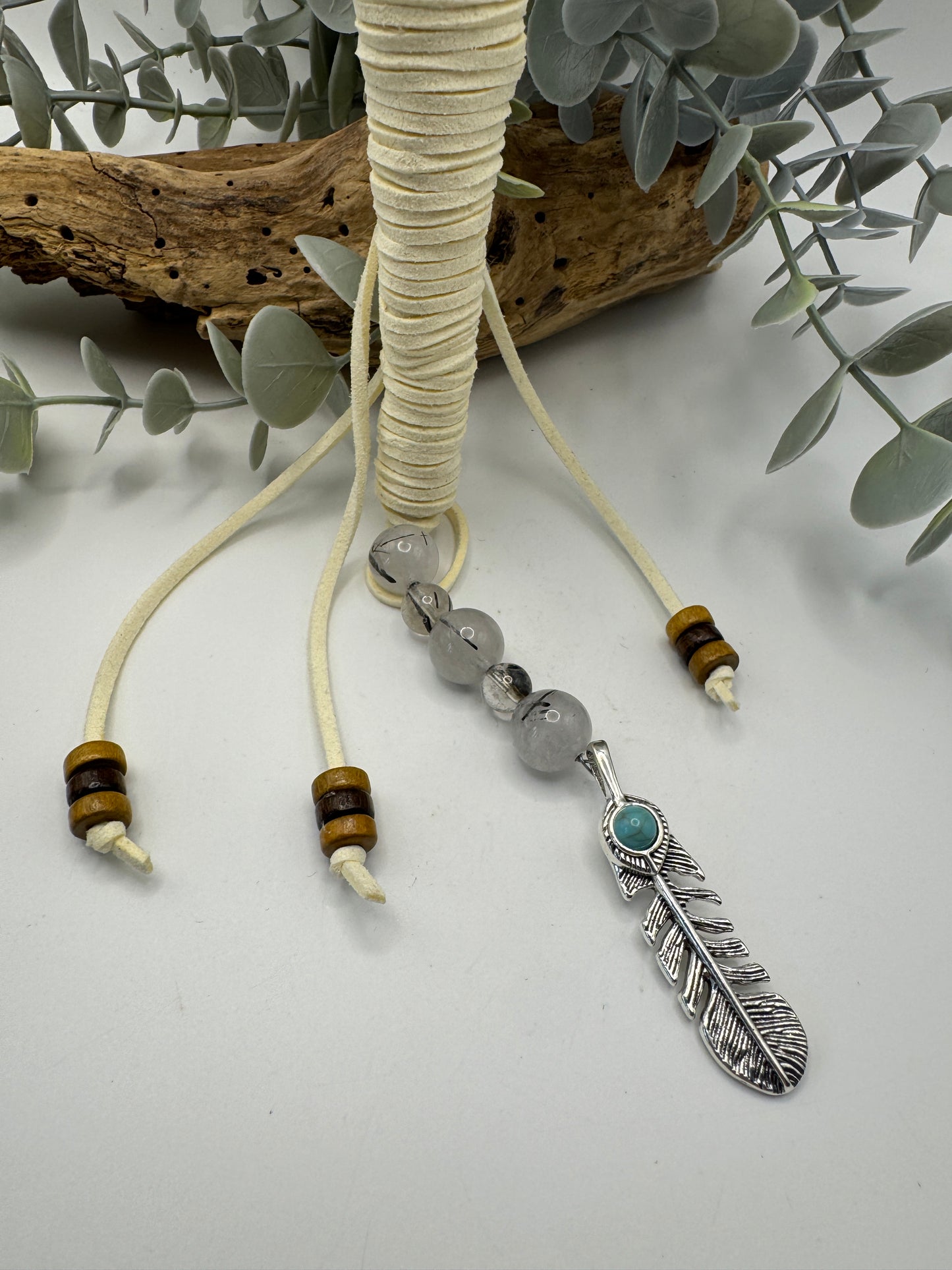 Feather Smudging Wand
