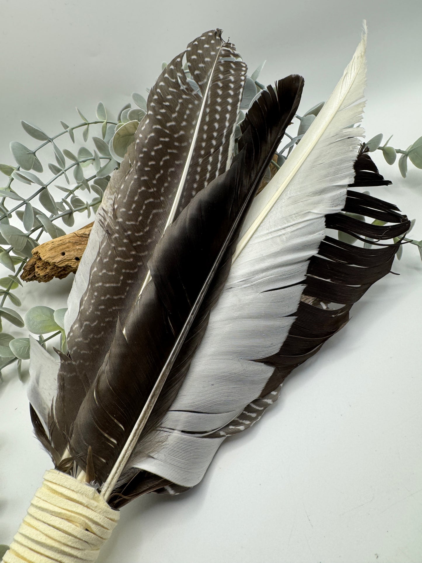 Feather Smudging Wand