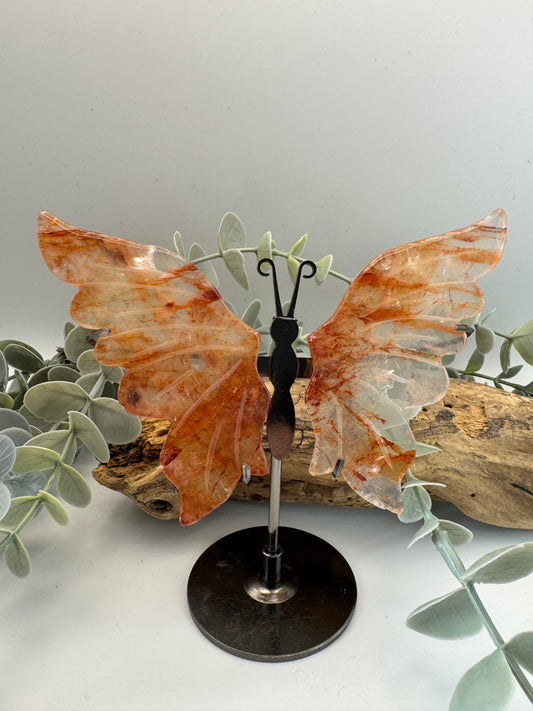 Fire Quartz Butterfly Wings