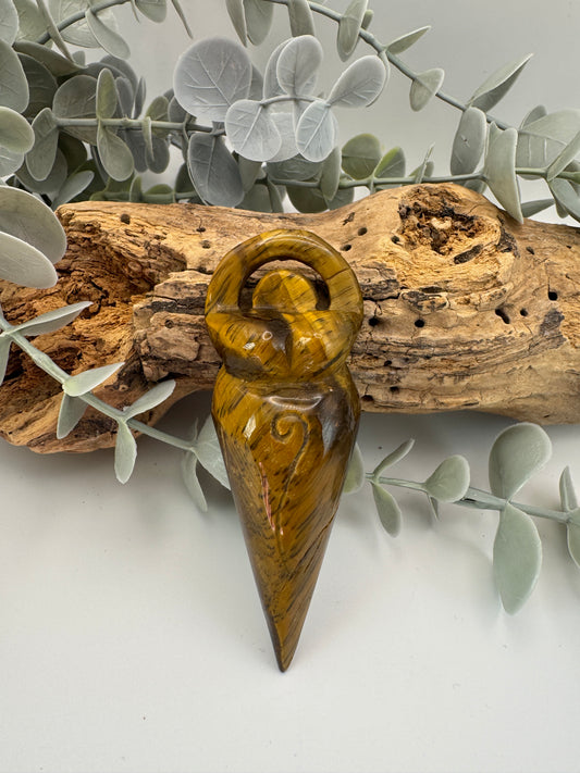Tigers Eye Goddess
