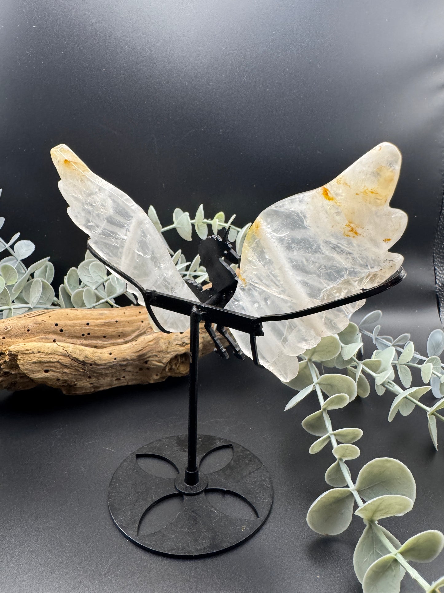 Golden Healer Wings on Unicorn Stand