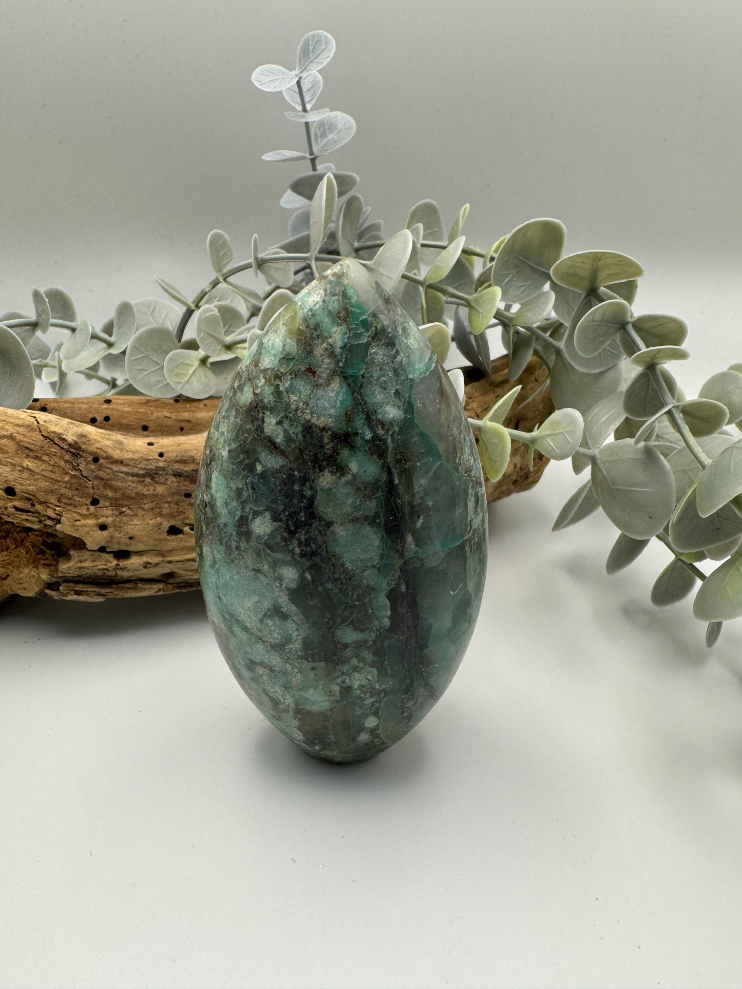 Turquoise with Quartz Freeform