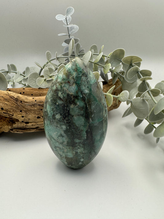 Turquoise with Quartz Freeform