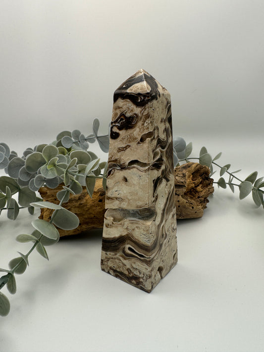 Chocolate Calcite Tower