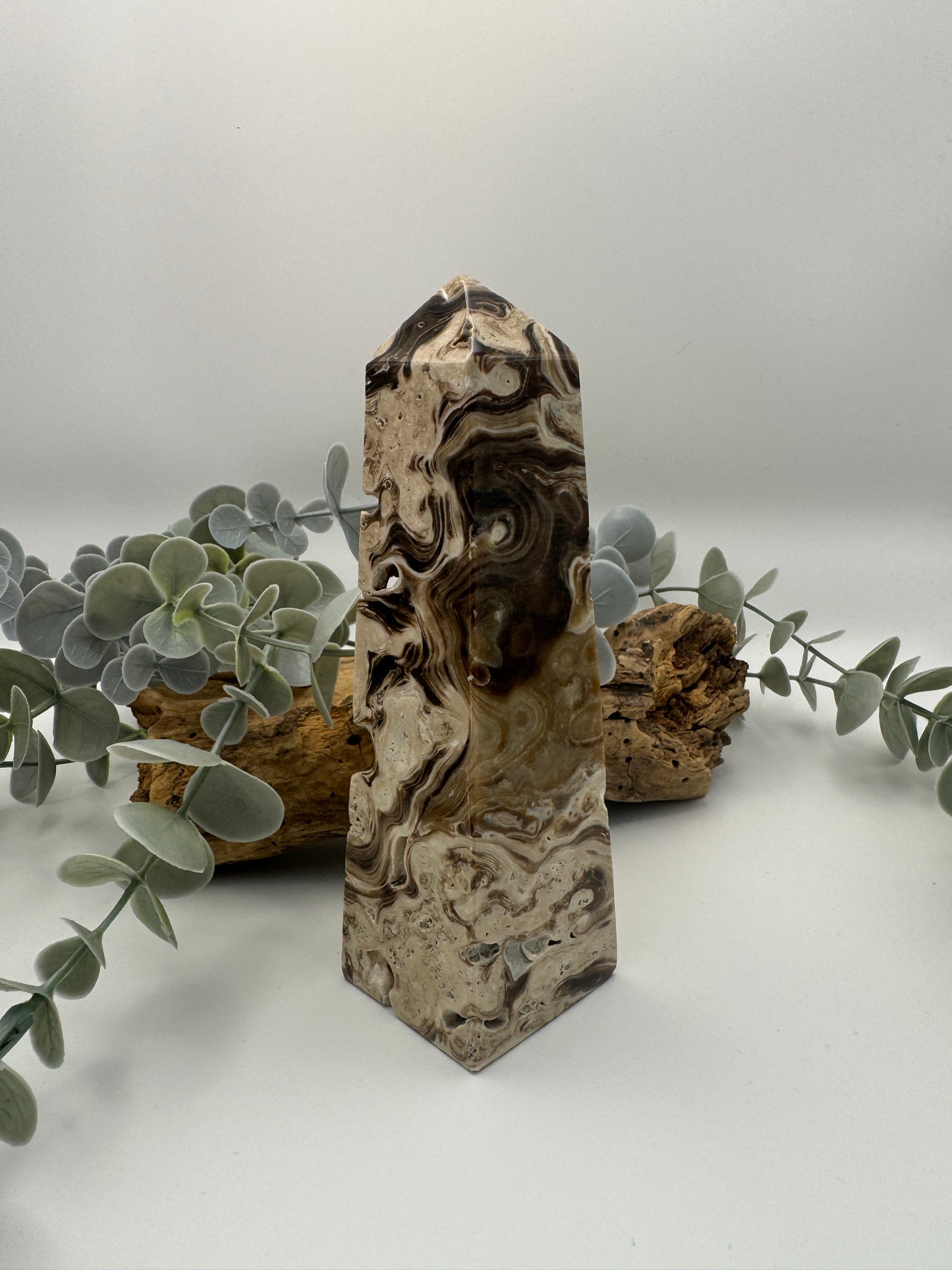 Chocolate Calcite Tower
