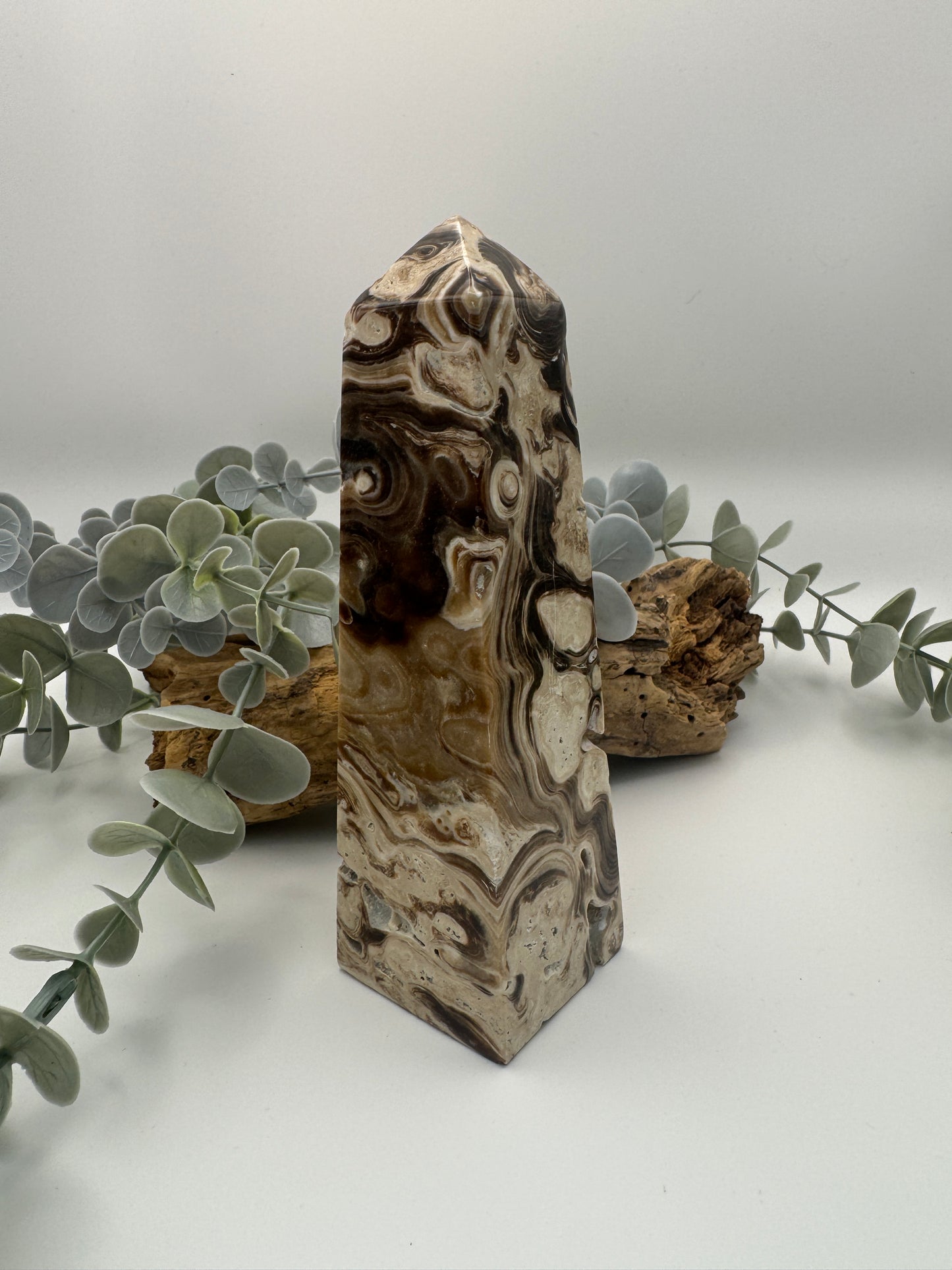 Chocolate Calcite Tower