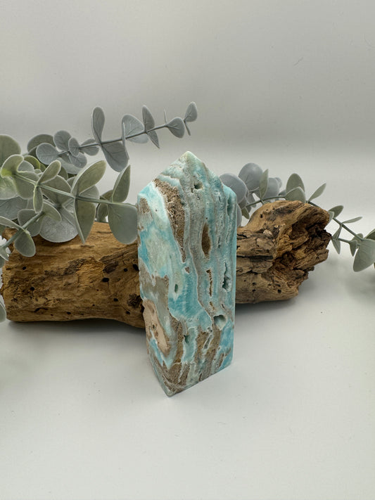 Blue Aragonite Tower