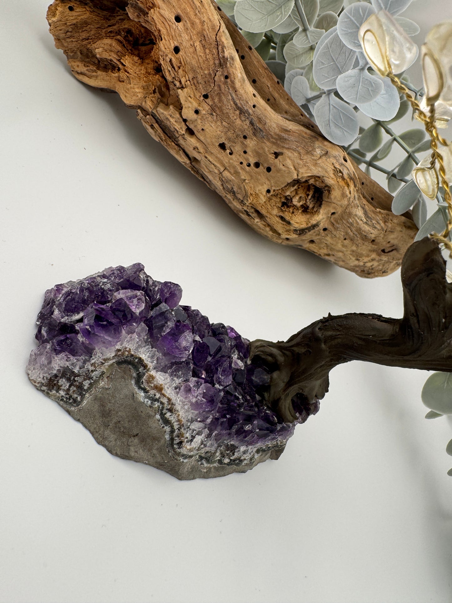Citrine & Amethyst Tree