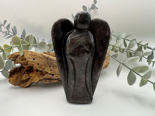 Silver Obsidian Angel