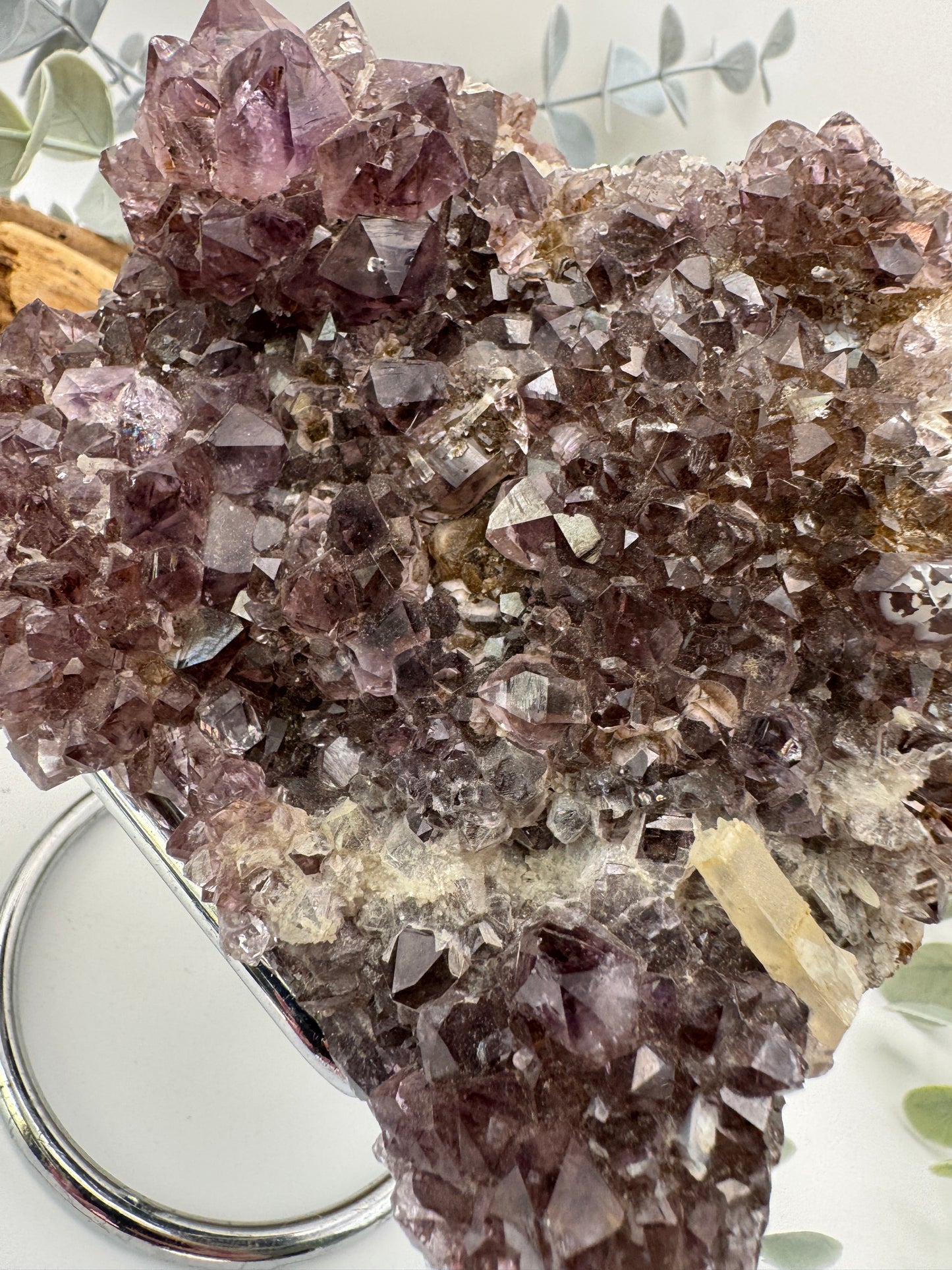 Amethyst Cluster with Stand