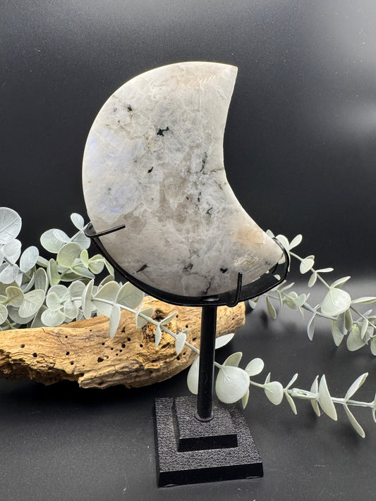 Moonstone Moon with Stand