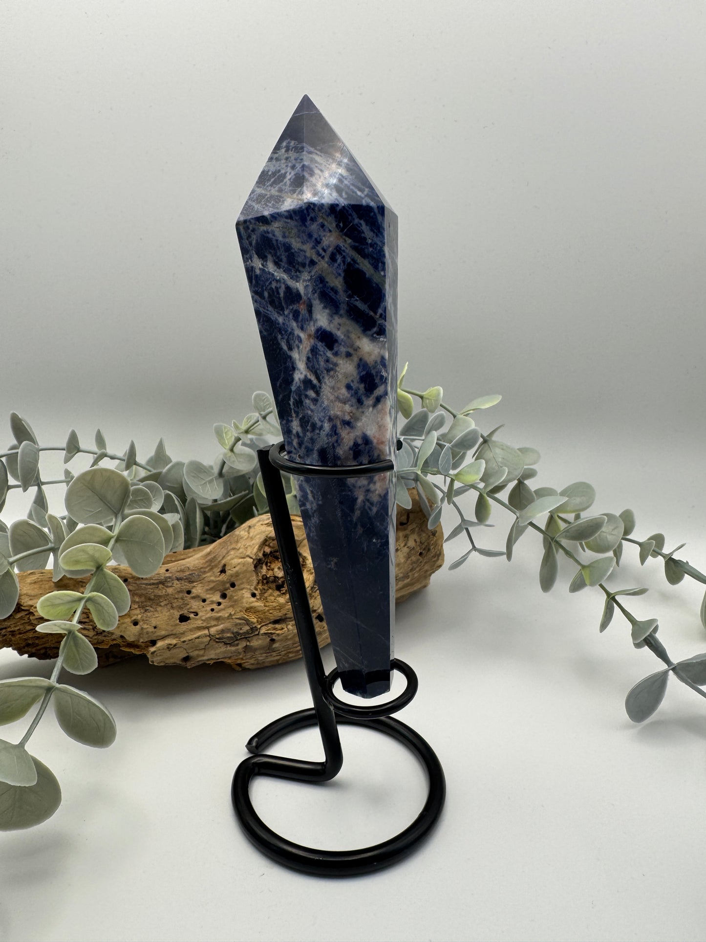 Sodalite Wand with Stand