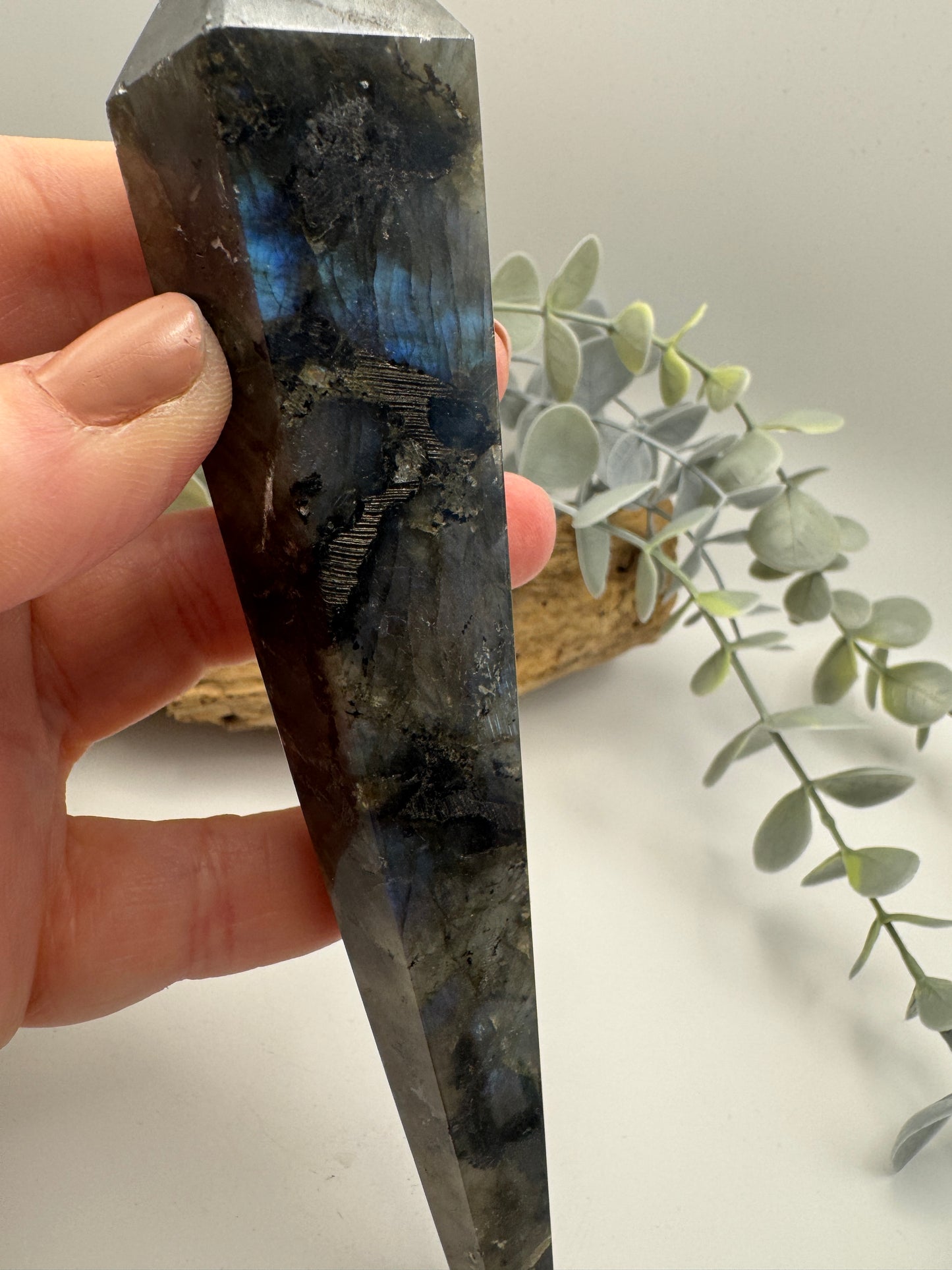 Labradorite Wand with Stand
