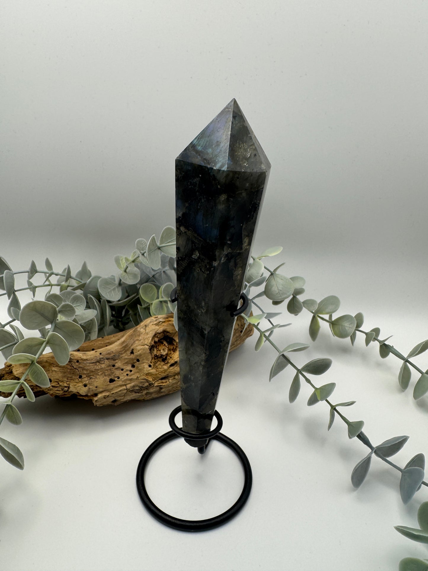 Labradorite Wand with Stand