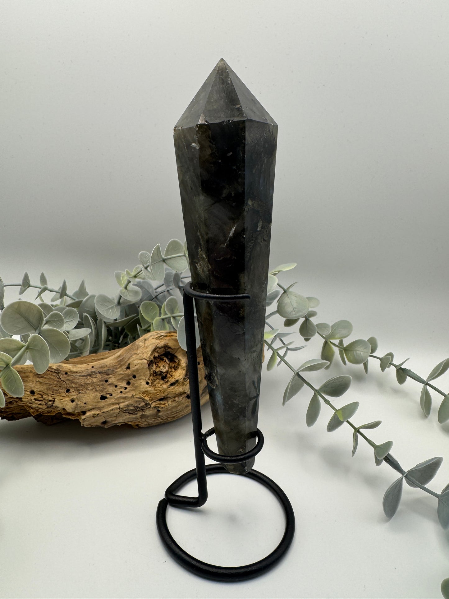 Labradorite Wand with Stand