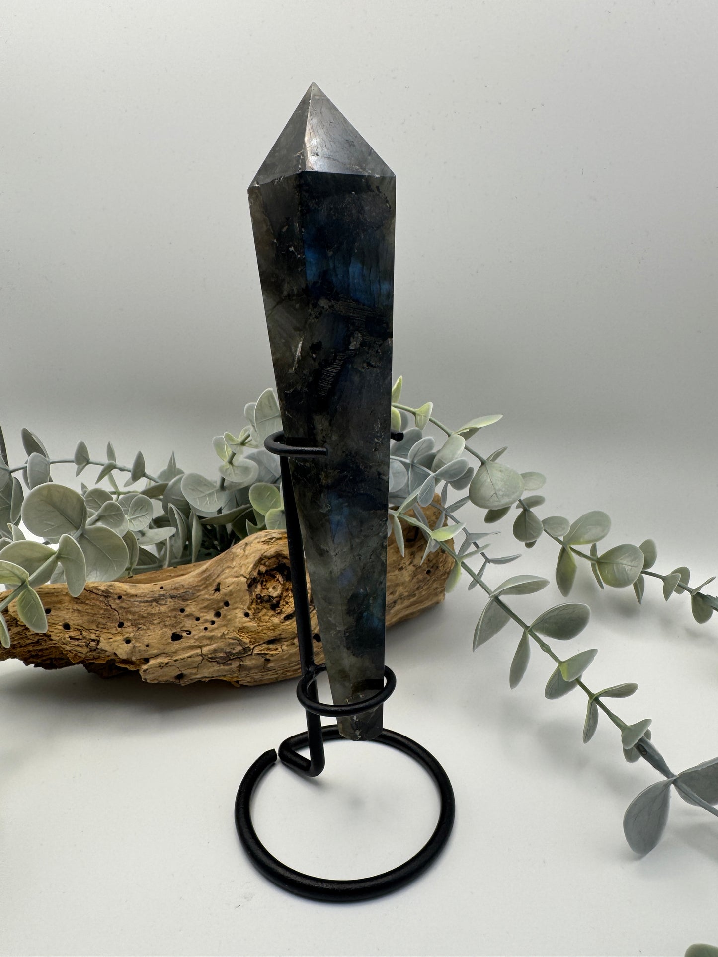 Labradorite Wand with Stand
