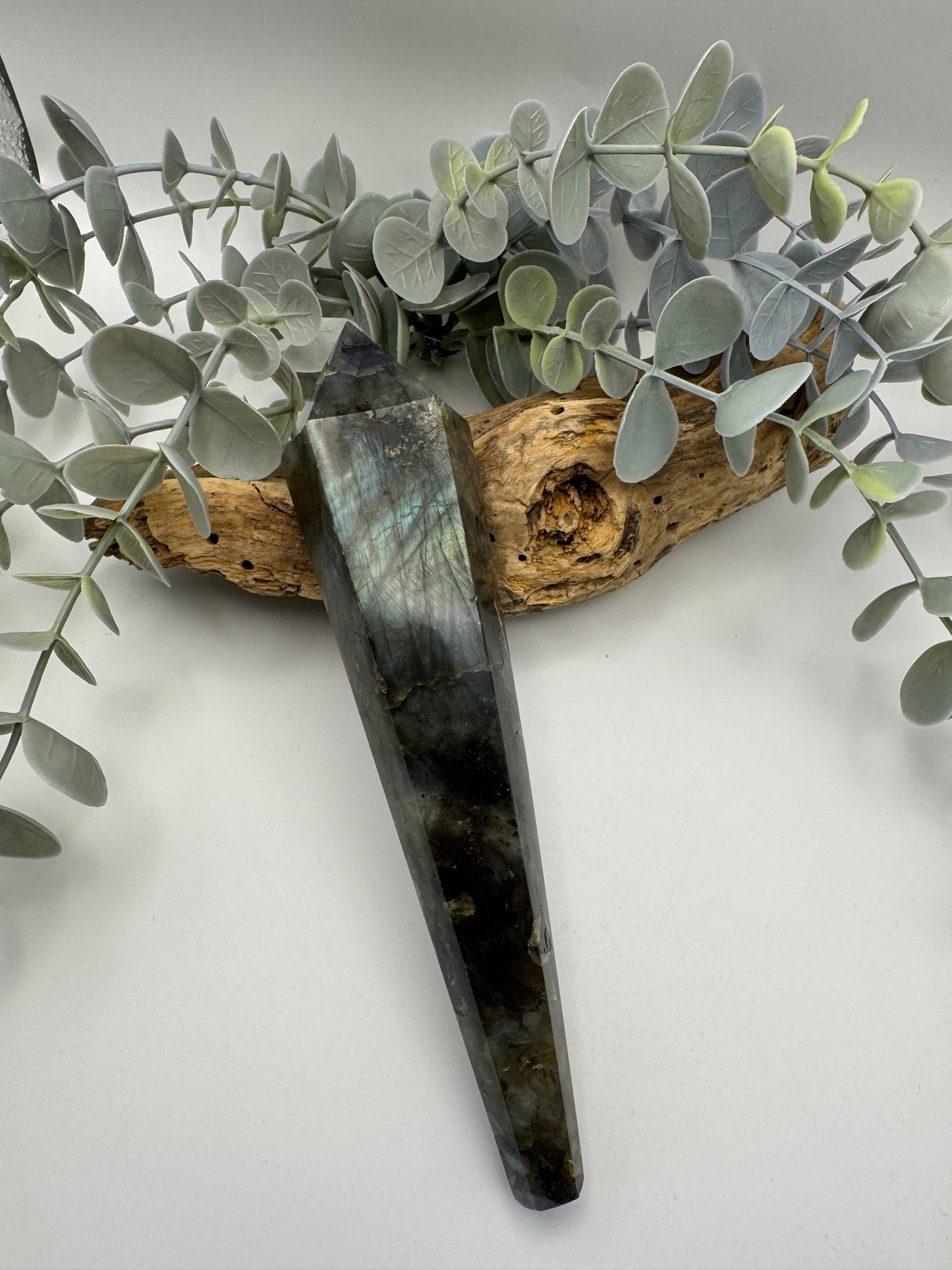 Labradorite Wand with Stand