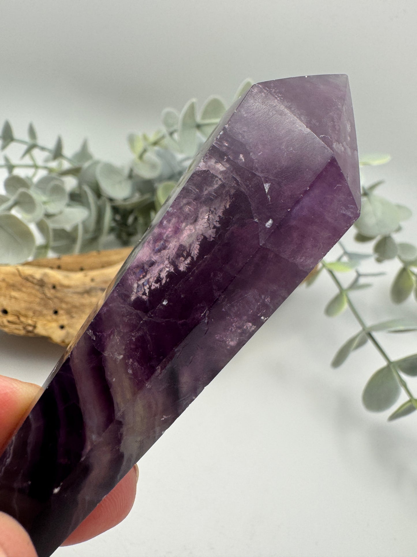 Fluorite Wand with Stand