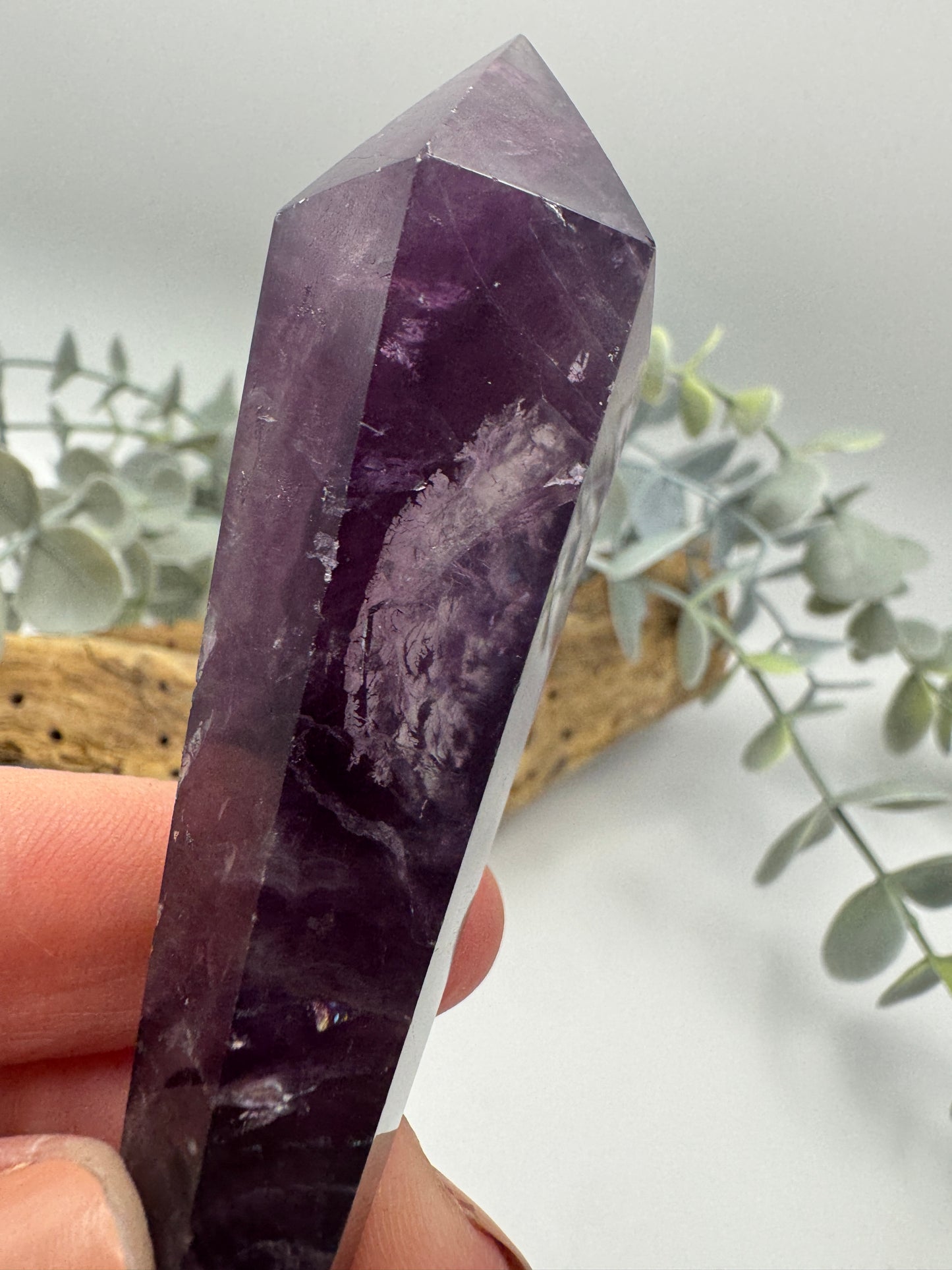 Fluorite Wand with Stand