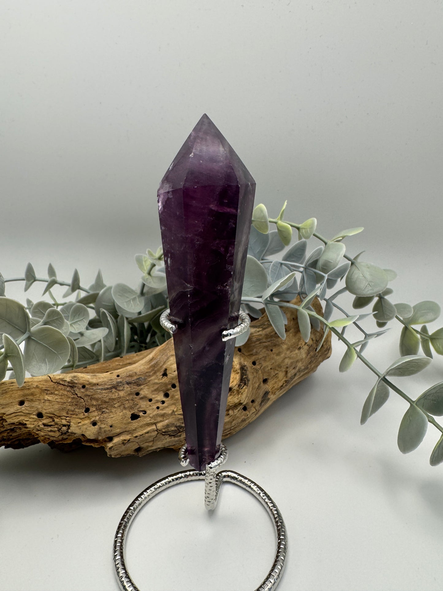 Fluorite Wand with Stand