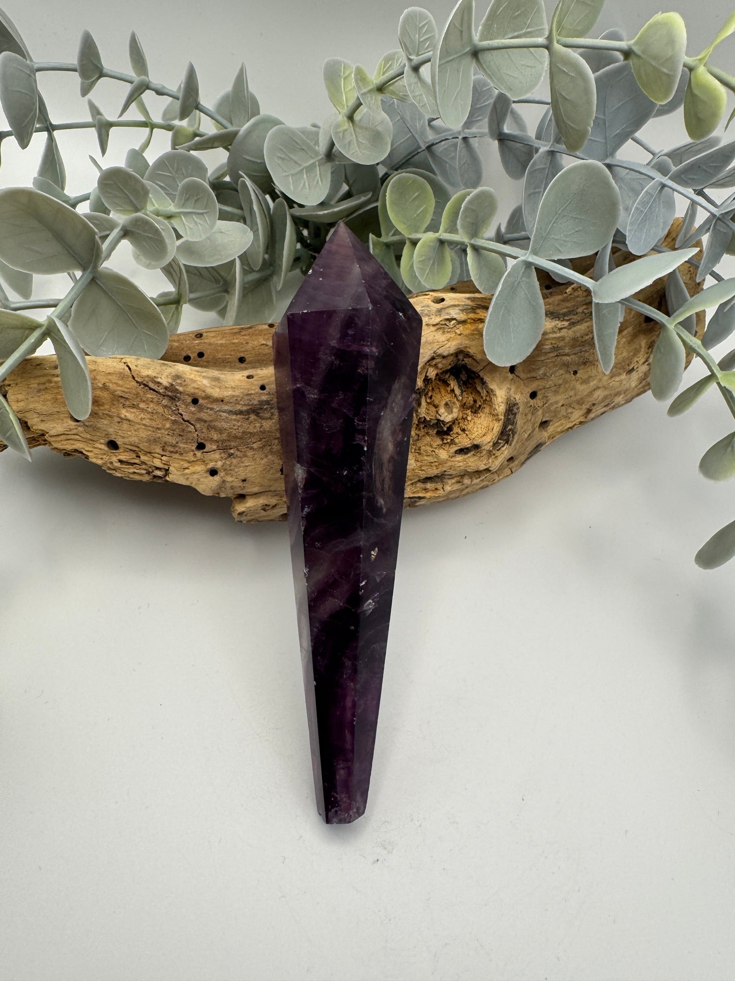 Fluorite Wand with Stand