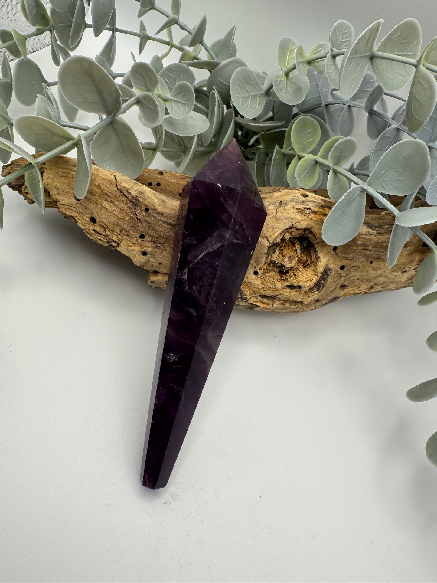 Fluorite Wand with Stand