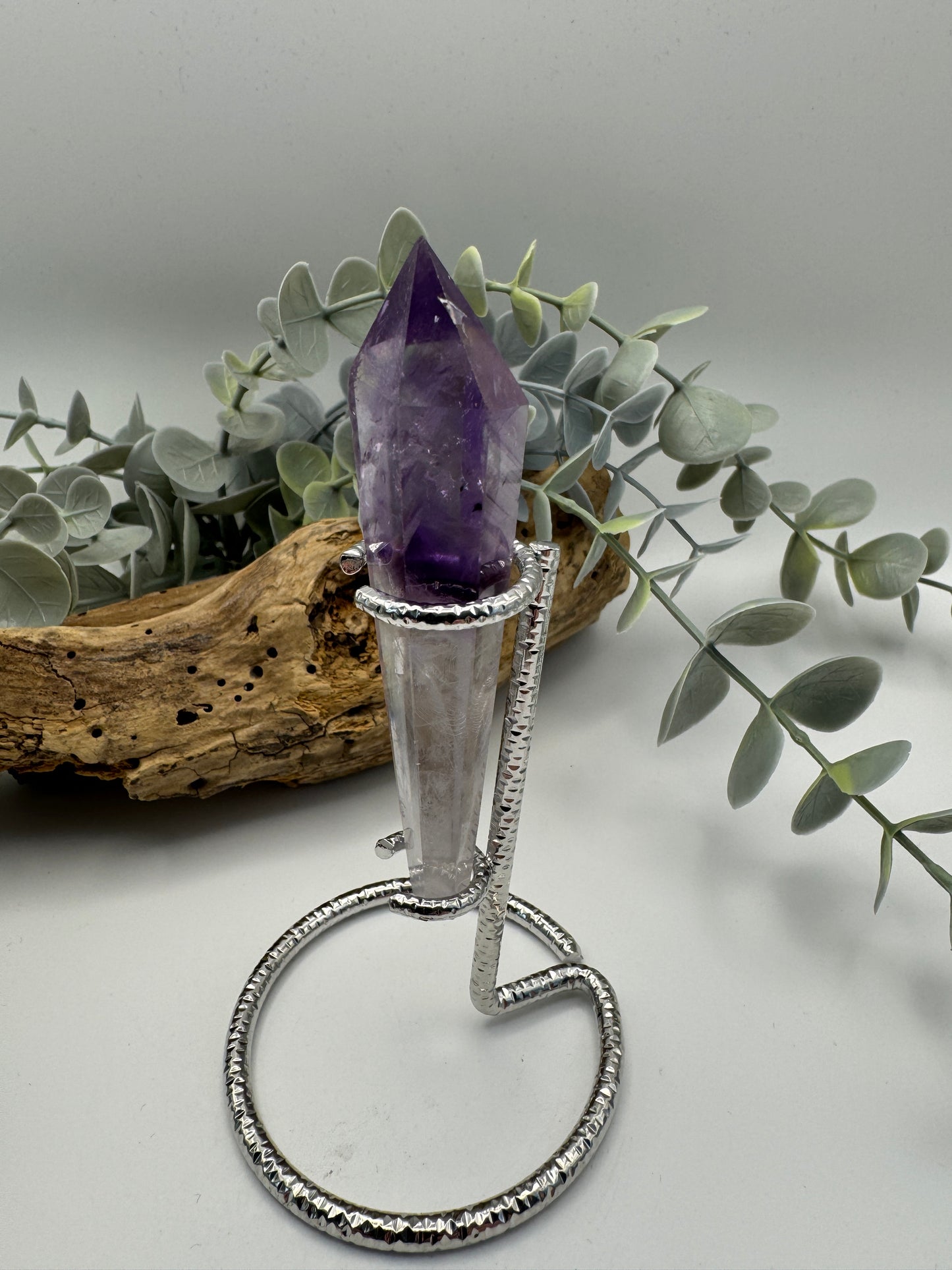 Phantom Amethyst Wand with Stand