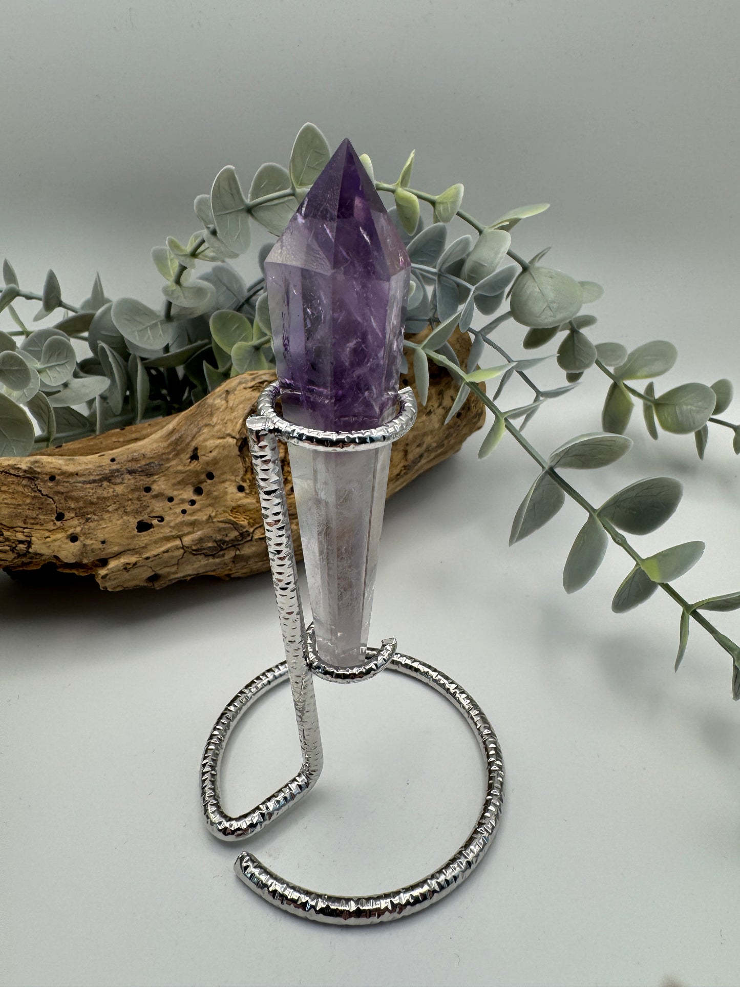 Phantom Amethyst Wand with Stand