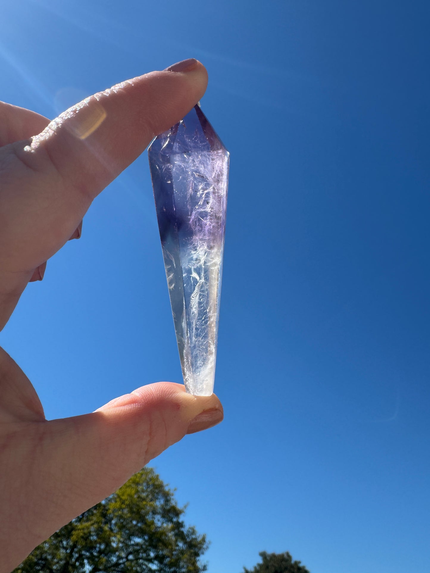 Phantom Amethyst Wand with Stand