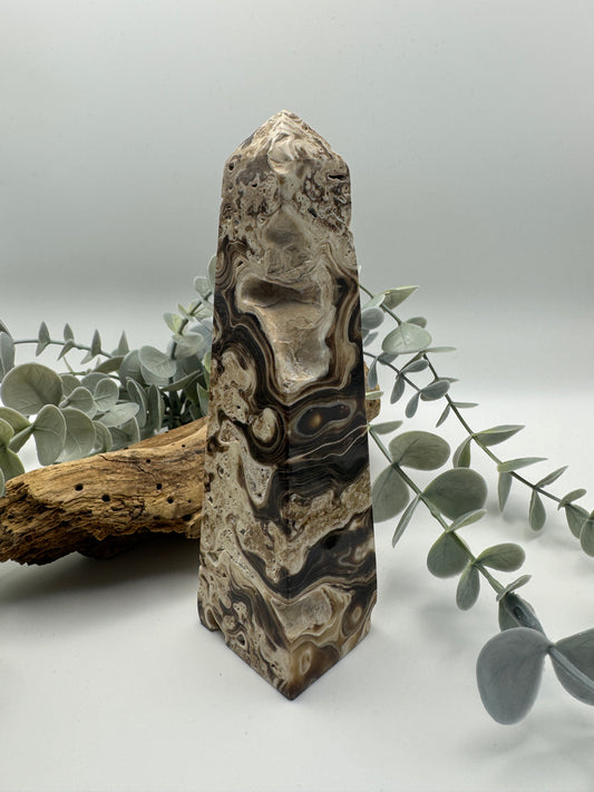 Chocolate Calcite Tower