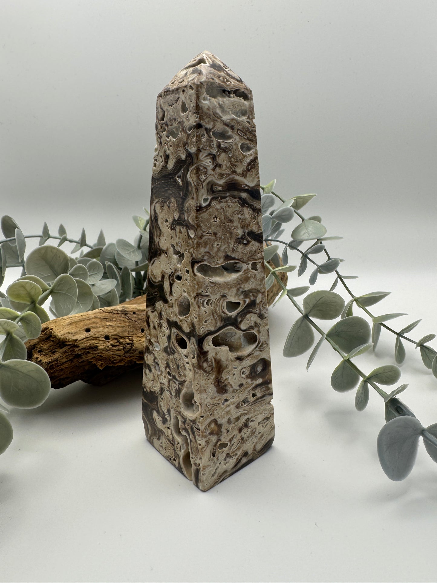 Chocolate Calcite Tower